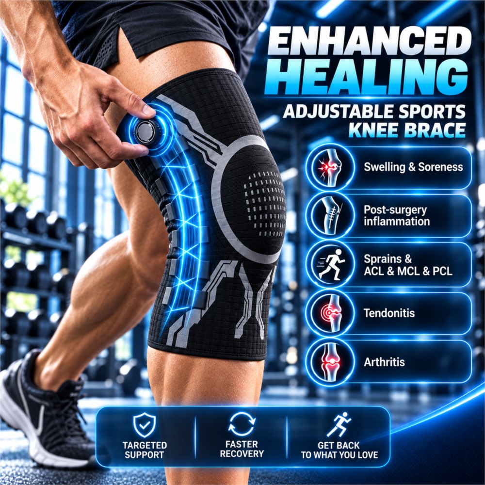 Adjustable Smart Knob Knee Bra - Compression Sleeve Calf recension och pris