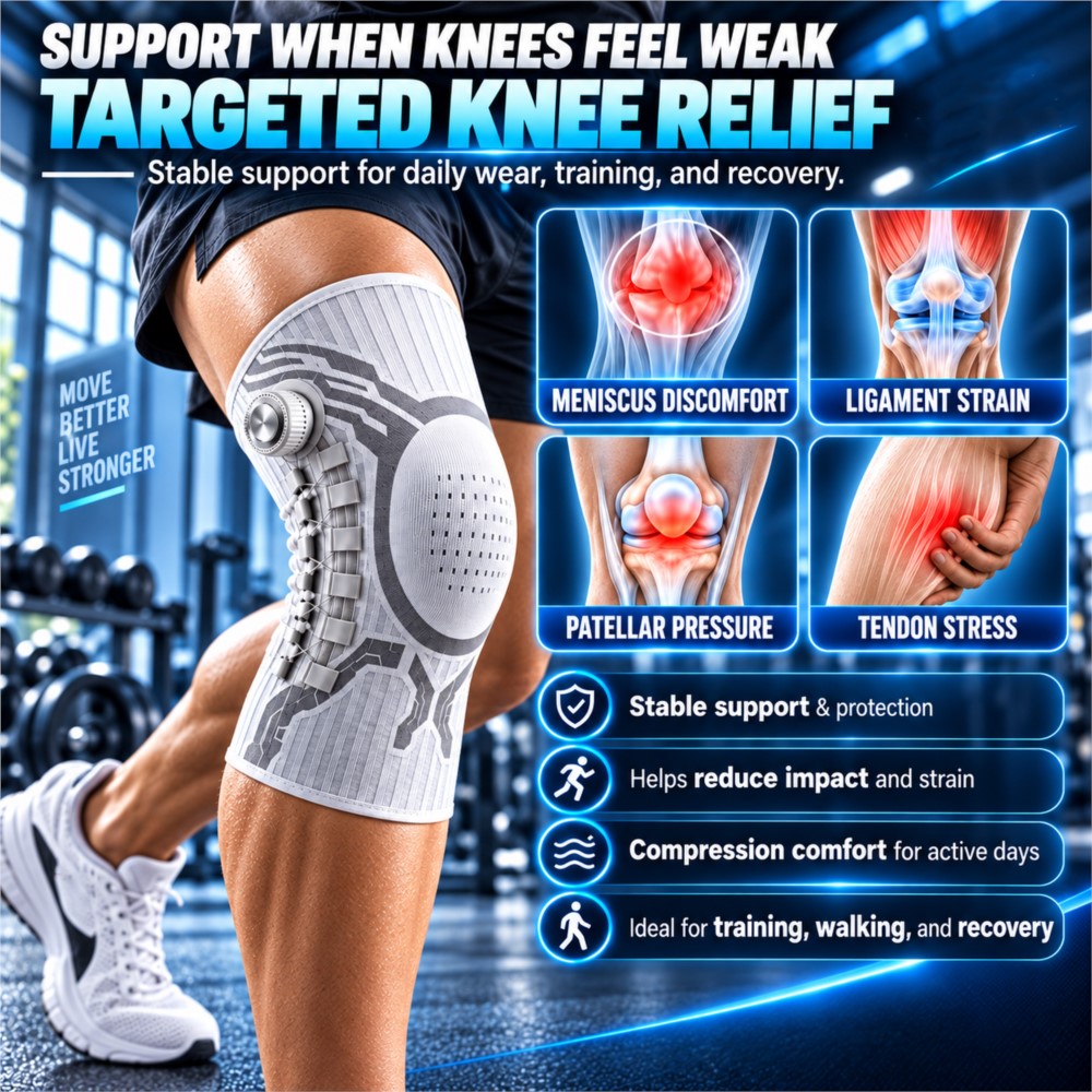 Adjustable Smart Knob Knee Bra - Compression Sleeve Calf recension och pris