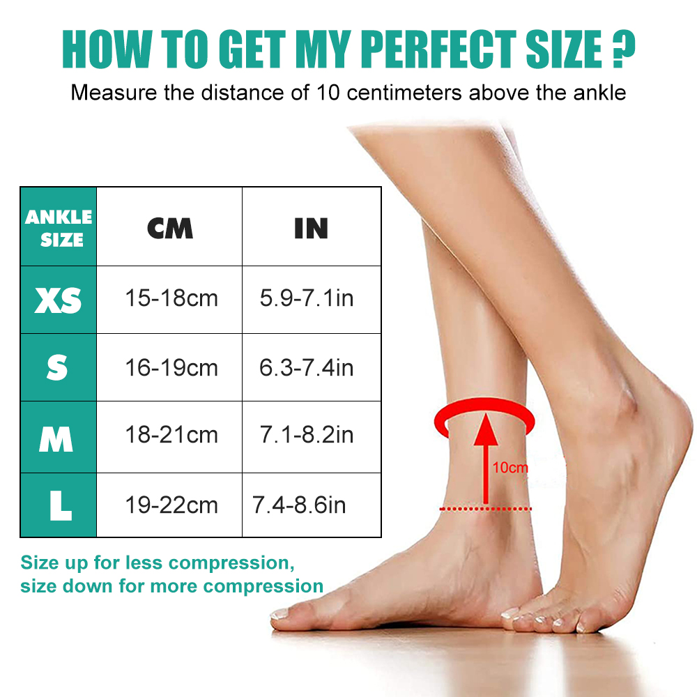 Ankle Compression Socks, Plant - Ankle Brace Sock recension och pris