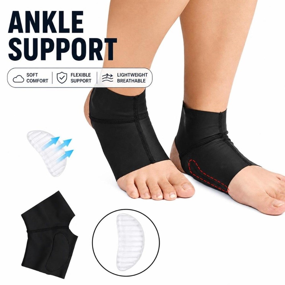 1 Pair Gel Inserts Arch Suppor - Ankle Brace Sock recension och pris