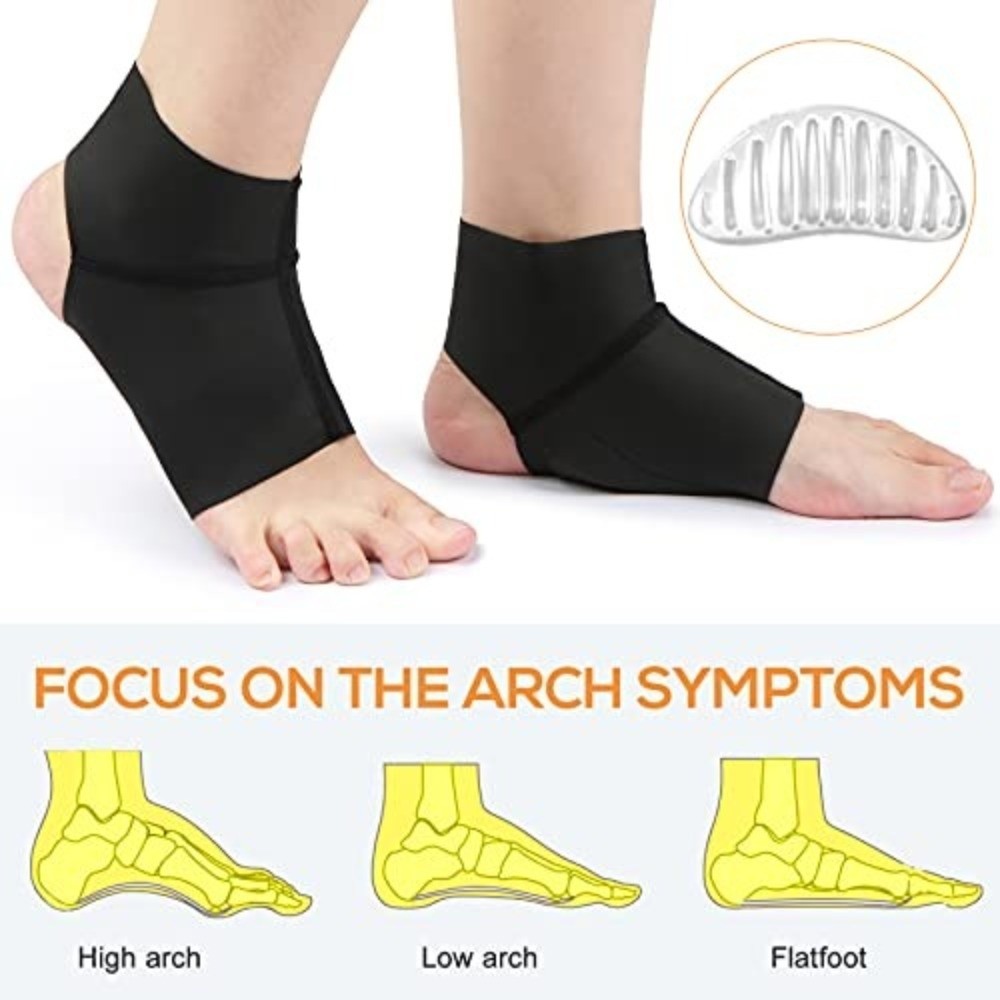1 Pair Gel Inserts Arch Suppor - Ankle Brace Sock recension och pris