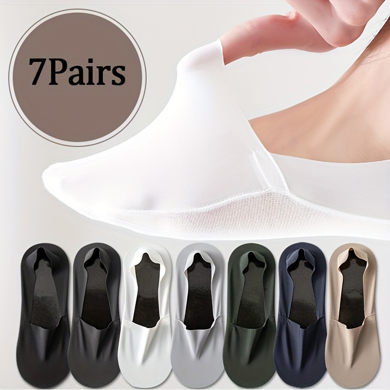 7 Pairs Men's Summer Non-Slip  - Ankle Sock Low Cut recension och pris