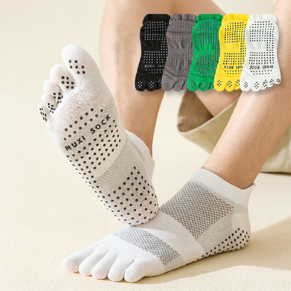 Mens Breathable Five Toe Socks - Ankle Sock Low Cut recension och pris